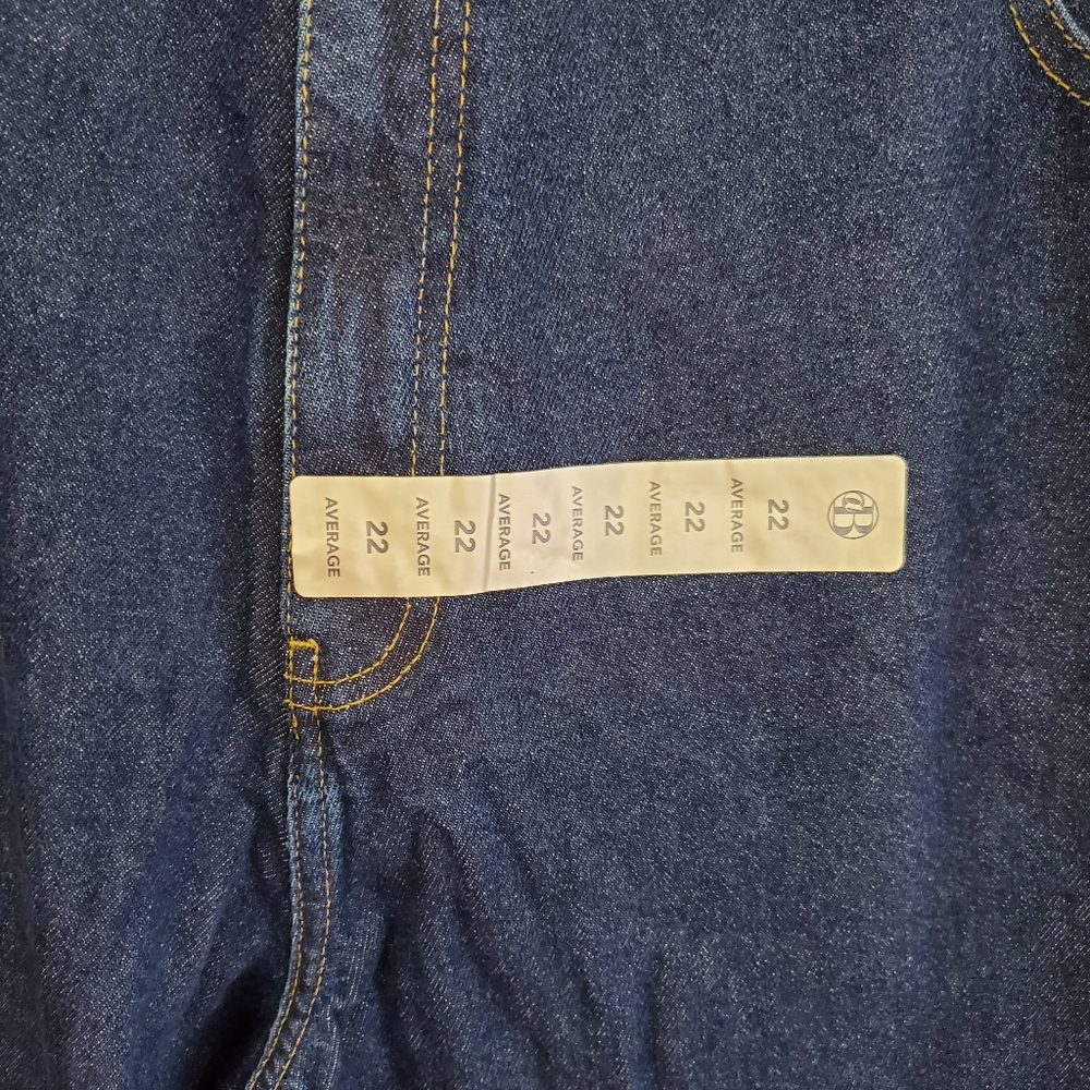 Avenue Blues High Waist Classic Fit Blue Jeans Plus Size 22 Avg ~ New With Tags - Picture 4 of 11